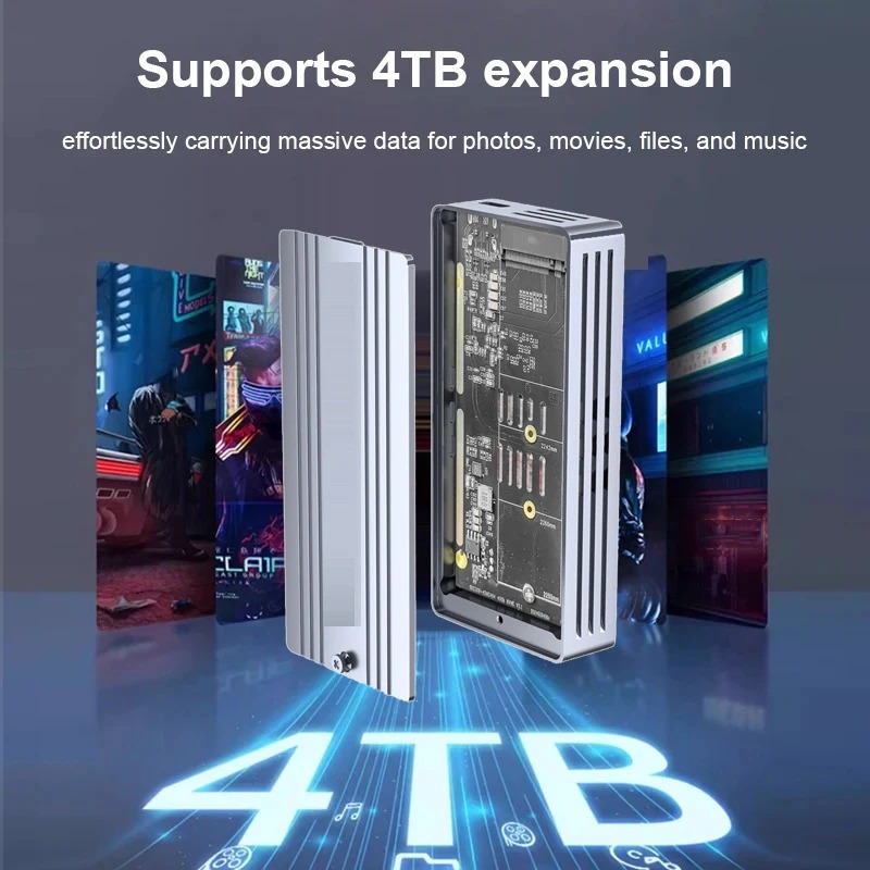 USB4 40Gbps M.2 NVMe SSD Enclo – обзор и цена Thunderbolt 4 External Ssd 4Tb